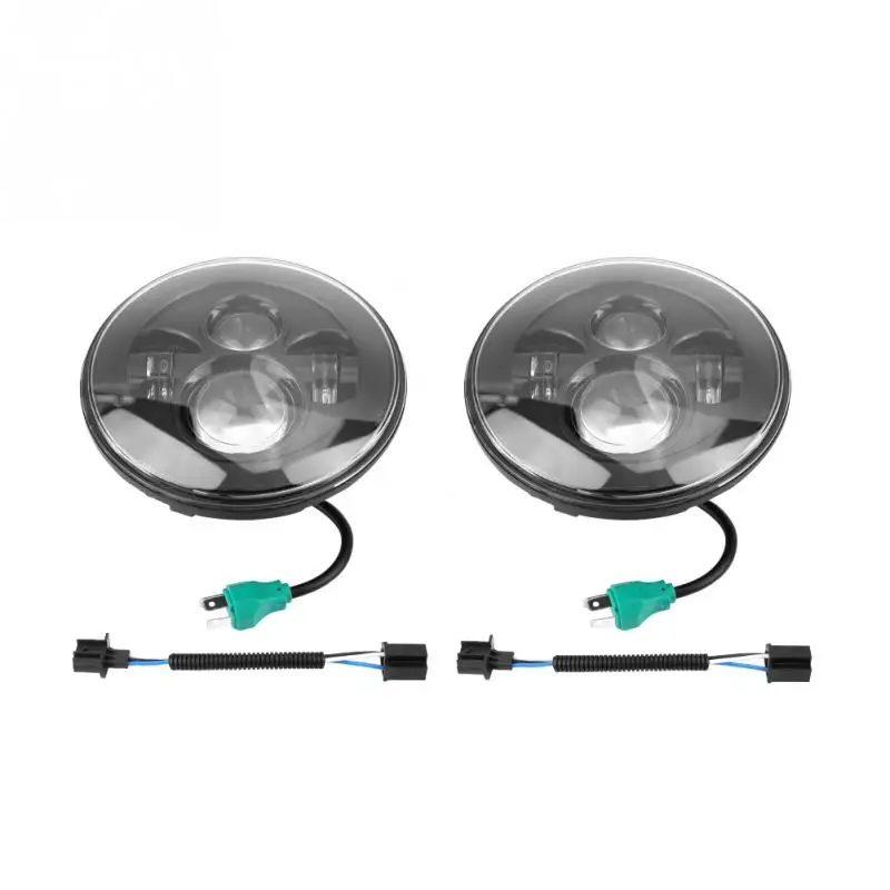 

2PCS/pair 7IN 40W Round 3600LM LED Headlights Fog Light for JEEP WRANGLER Off-Road Vehicle