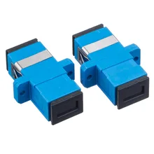 Carrier-Class Fiber Optic Connector Adapter SC / UPC SM Flange Singlemode Simplex SC-SC Coupler 200pcs / lots