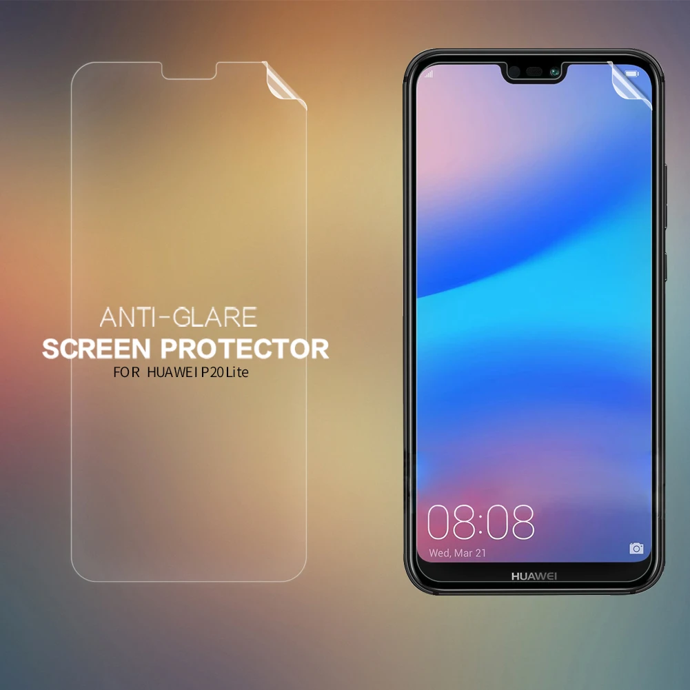 

Nillkin For Huawei P20 lite/Nova 3E Anti-glare Screen Protector Matte Anti-fingerprint Protective Film Soft PC Matte Film