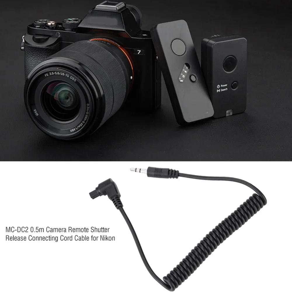 

RS-80N3 0.5M 3.5mm 2.5mm C3 Shutter Release Cable for Canon for EOS 5D3 5D2 7D 50D 40D 1DX/1DS/1D/5DS/5DS R/5D