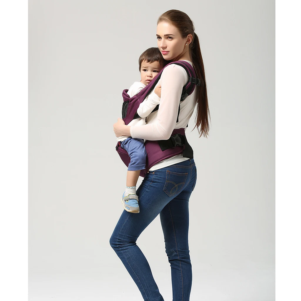 

Ergonomic Infant Baby Front&Back 5 in 1 Carrier Adjustable Wrap Sling Newborn Backpack