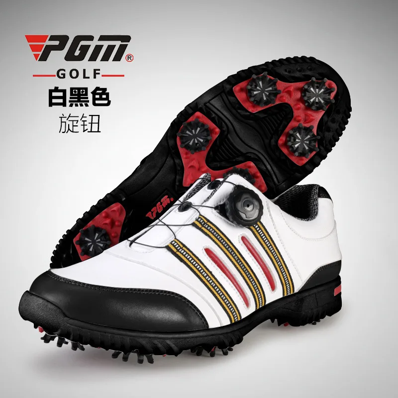 

PGM golf mens shoes convenient comfortable knob system GOLF Men's shoes Events nail screw locking device