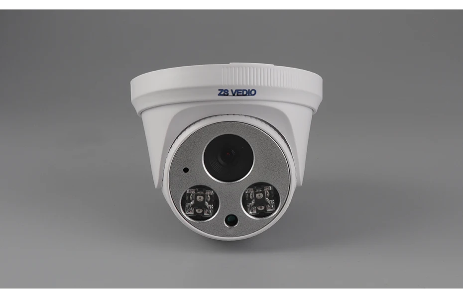 ZSVIDEO 5MP H.265 CCTV Камера Пластиковый Купол HD встроенный аудио PoE камера безопасности камера-пуля высокого разрешения Plug and Play