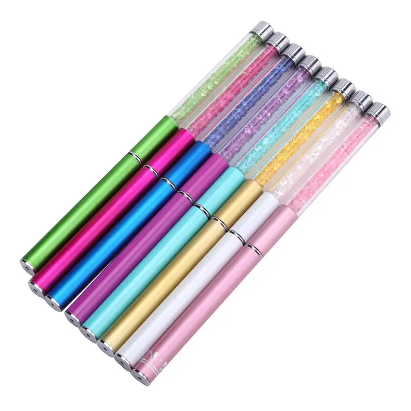 

Portable Eyelash Brush Brushing Natural Extension Mascara Wands Applicator Spoolers Diamond Handle Brush Beauty Makeup maquiagem