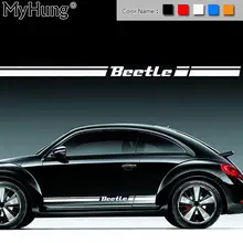 Для VW Beetle для Volkswagen Beetle автомобильный стикер для кузова настраиваемый автомобильный стикер для двери автомобиля s Наклейка для автомобиля-Стайлинг 2 шт. в комплекте