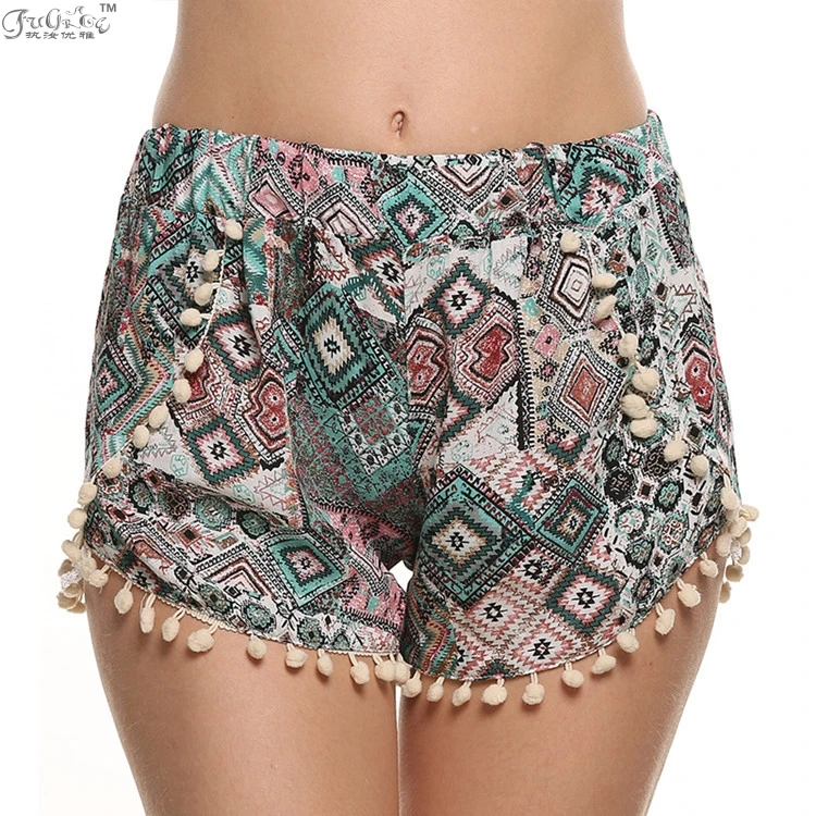 Women Short Slim Tassel Quality Bermudas Beach Femme Feminino Short Pantalones Cortos Mujer Water Sports Surfing Beach Shorts