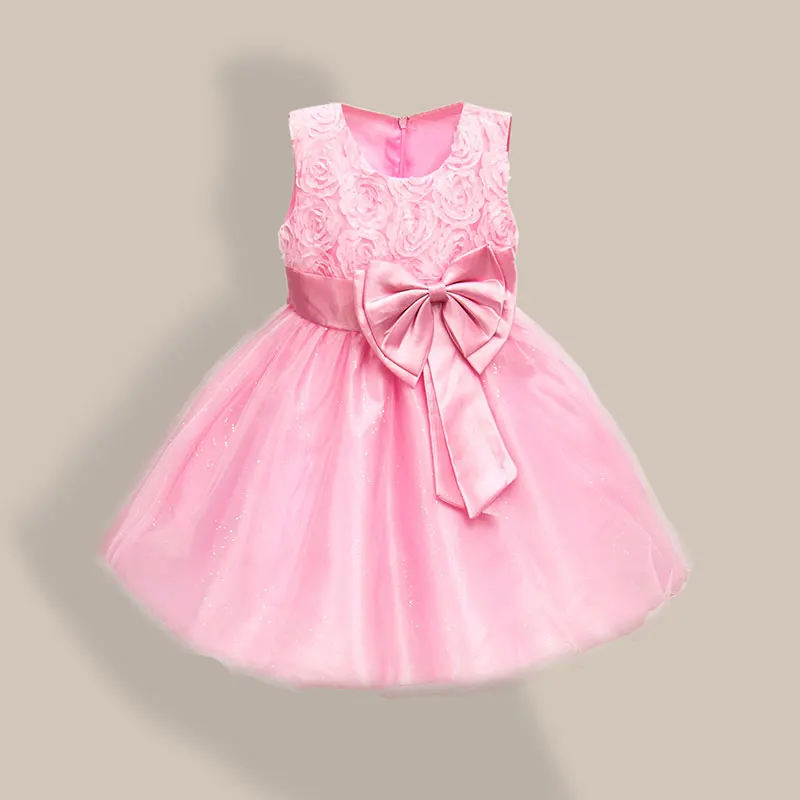 AiLe-Rabbit-New-Girls-Wedding-Dress-Princess-Party-Poncho-Dress-Yarn-Bow-Princess-TUTU-Dress-Pink (2)