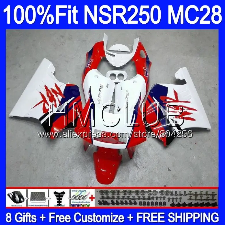 

Body For HONDA MC28 PGM4 NSR250R 94 95 96 97 98 99 96HM11 NSR250 R NSR 250R 1994 1995 1996 1997 1998 1999 Fairings Stock red N