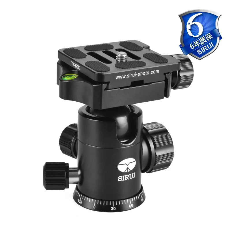 

Sirui Aluminum Camera Tripod Ball Head for DSLR Camera Tripod Professional Digital Tripod Ball Head Universal G-10X