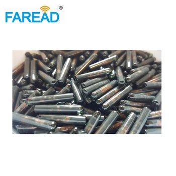 

x80pcs Hitag S2048 134.2khz frequency 2.12x12mm size RFID glass transponder with Free ICAR Coding