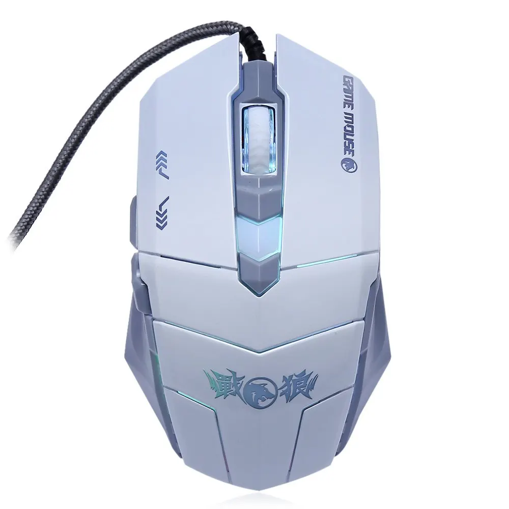 Qant 6 Button 2000DPI USB Wired Gaming Mouse for Pro Gamer with 3 color