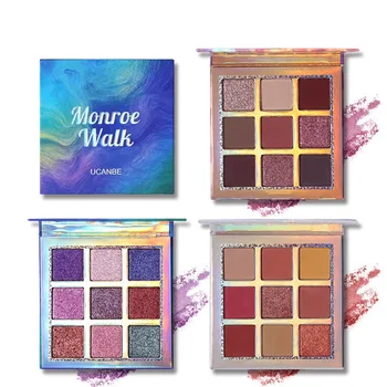 

Marvel Eye Shadow Pearl Soft Eye Shadow Bright Gold Earth Color 9 Colors Eyeshadow Palette