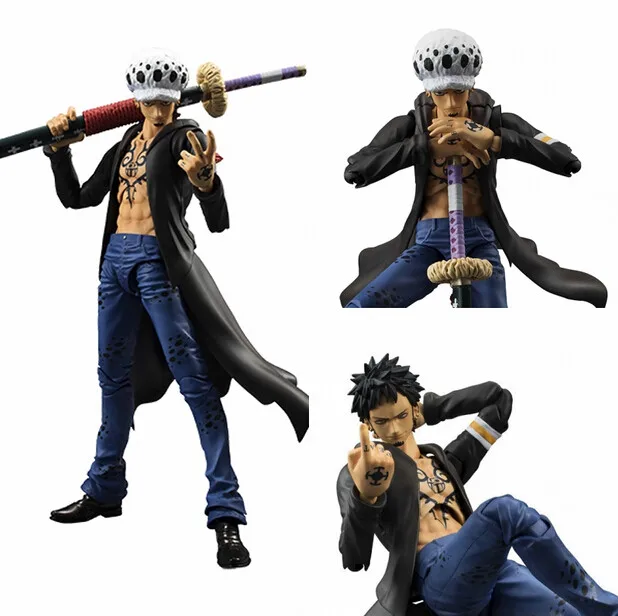 Новинка; Лидер продаж; 18 см; одна деталь; подвижная фигурка Луффи ace Roronoa Zoro Trafalgar Law Sabo; Коллекция игрушек; Рождественская игрушка - Цвет: as photo