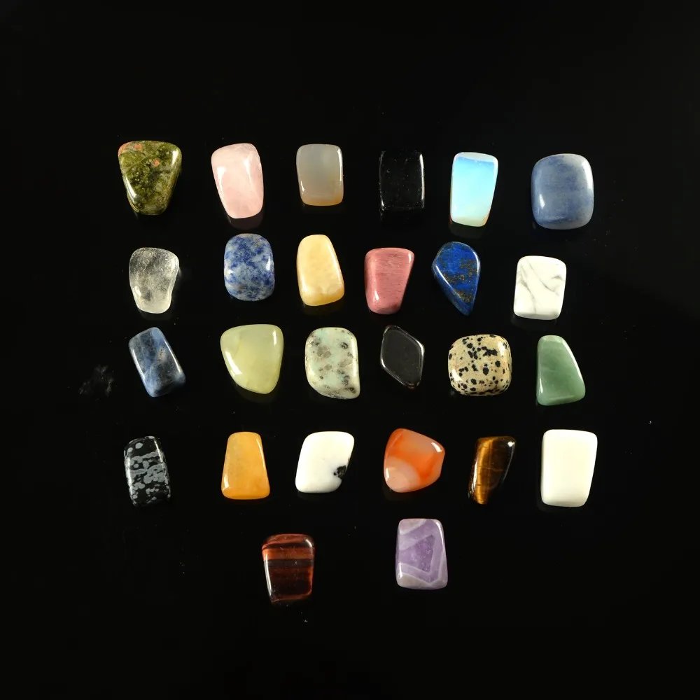 Assorted Natural stone Amethyst Tumbled Stones Crystal Quartz Jasper Aventurine Obsidian Agate Points Beads Chakra Healing Reiki