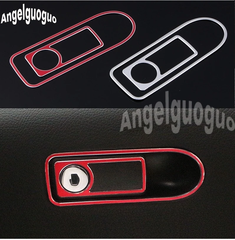 

Angelguoguo Glove Box Switch Sticker Frame Cover Trim for Fit For Mercedes Benz 2015-2018 C class W205 /GLC class X253