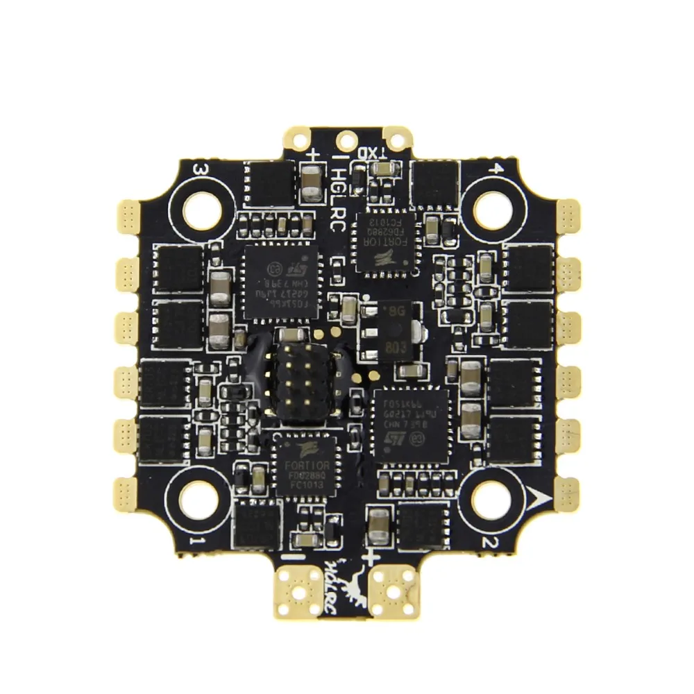 

Original HGLRC BLheli_32 40A 3-5S 20x20mm 4 In 1 Brushless ESC DShot1200 for RC Drone FPV Racing Flytower Flight Control parts