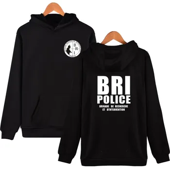 

France French Special Elite Police Forces Hoodie Unit GIGN Raid BRI Sweatshirt Man Pullover Fleece Hoodies Harajuku Jacket Coat
