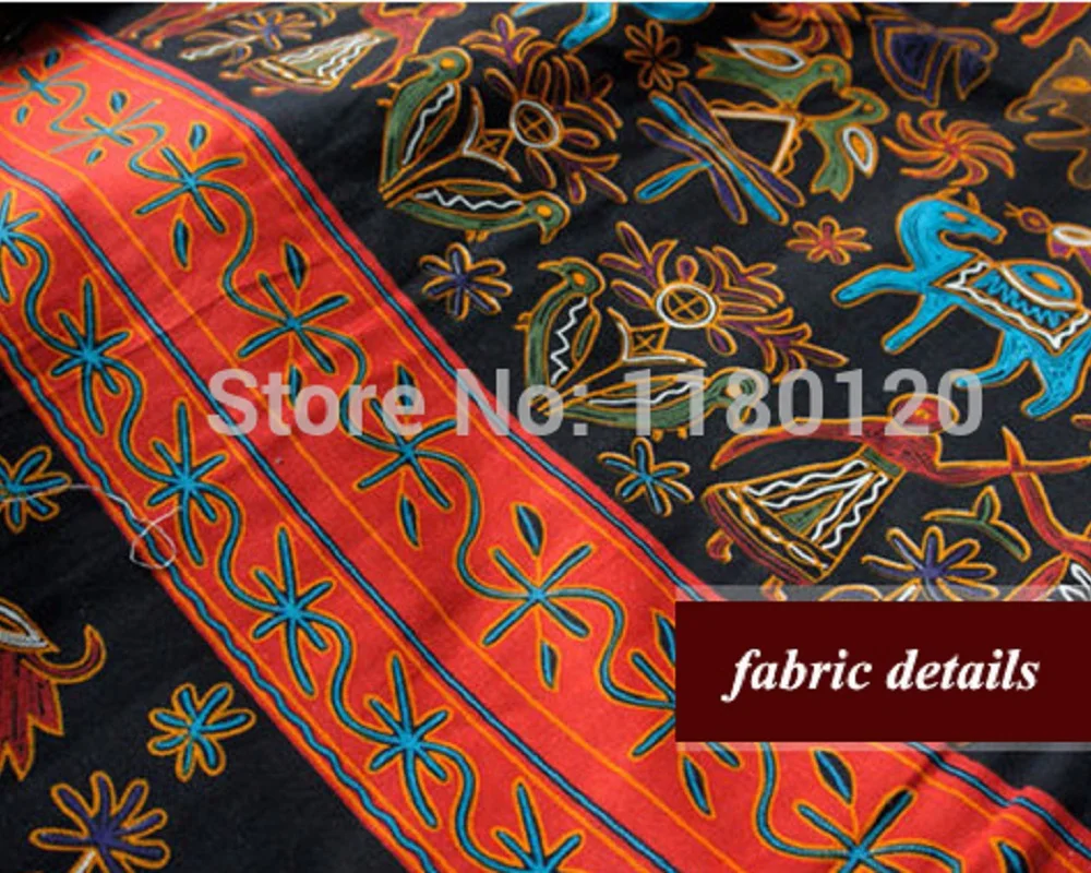 classical decoration Linen Fabric Egypt style Linen/Cotton print cloth
