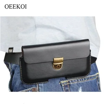 

OEEKOI PU Leather Belt Clip Pouch Cover Case for Sony Xperia Ace SO-02L
