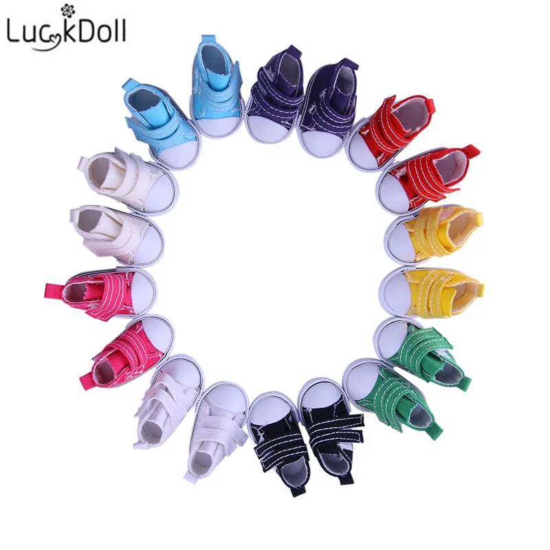 Luck doll 5 см цветная парусиновая обувь подходит для 14 дюймовых