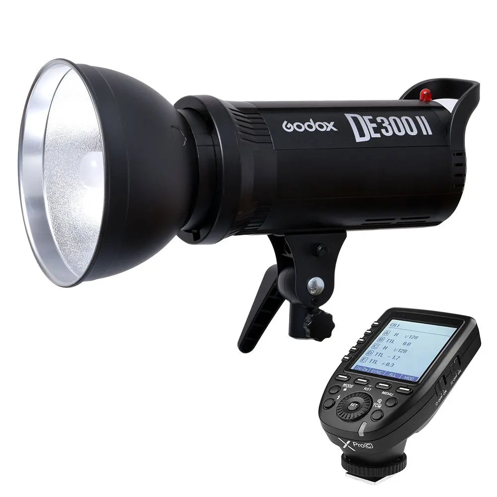 

Godox DE300II Professional Studio Flash Strobe Light With Xpro-C/S/N/F/O Flash Trigger For Photo Photograph