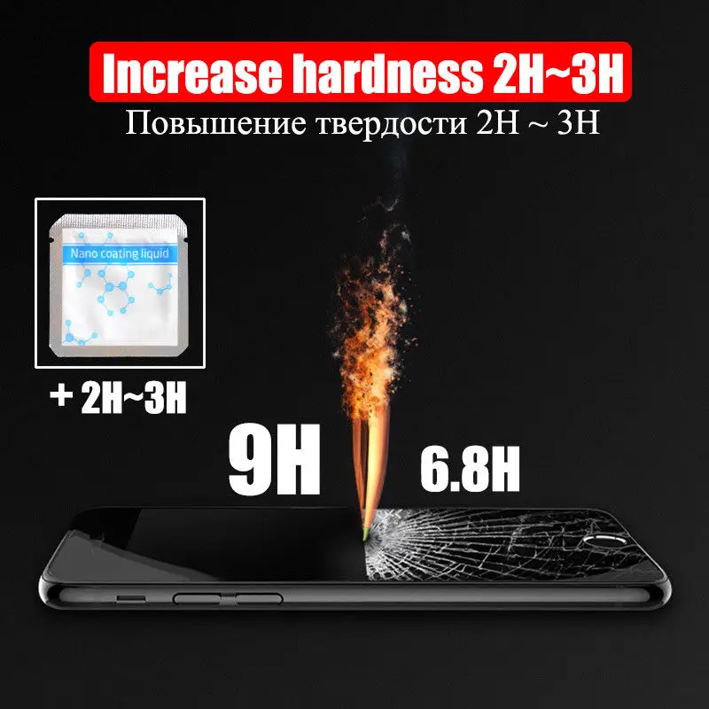 9H NANO Liquid 3 мл Защитная пленка для экрана для всех телефонов huawei iphone samsung Xiaomi Moto SONY ультратонкая пленка для экрана высокой четкости