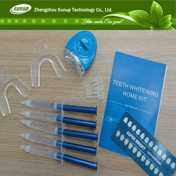 

5pcs 3ml Non-peroxide Teeth Tooth Whitening Home Kit For Home Use with Led Light with Mouth Tray for Bright Smile Top Sale