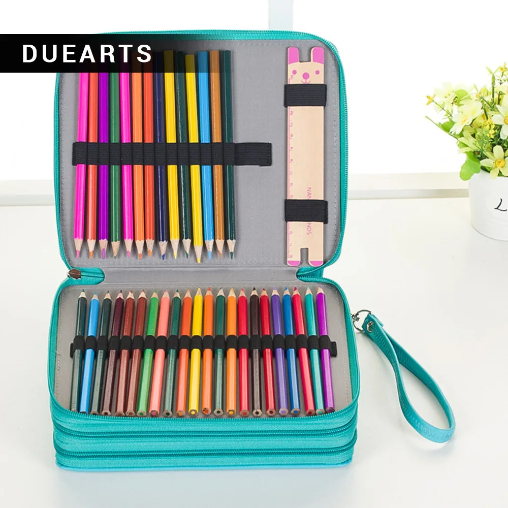 

GOOD 120 Crayon Curtain Sketch More Function Painting Student Pencil Bag Pencil Case Suit Goods In Stock WJ-HD23 Time limited