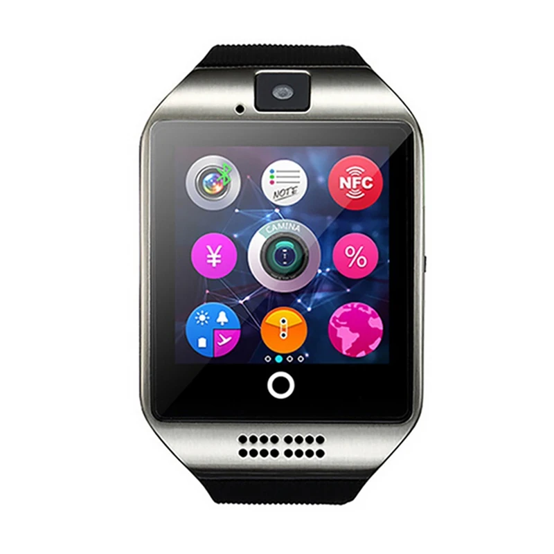 Высококачественные Смарт-часы с Bluetooth, регулируемые, для женщин и мужчин, унисекс, для сенсорных экранов, умные часы, оборудование для фитнеса, шагомер, черные