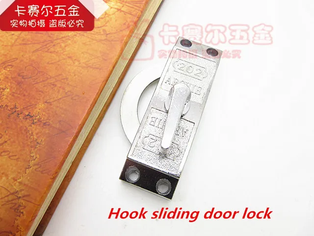 80mm*25mm Sliding door hook lock closet bathroom kitchen balcony ... 80mm*25mm Sliding door hook lock closet bathroom kitchen balcony ...