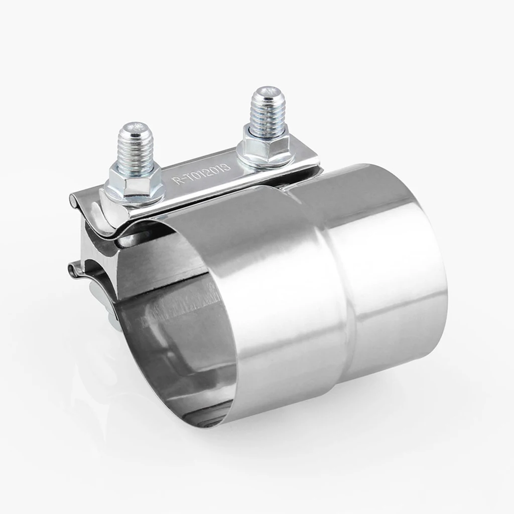 2.25'' Turn to 2.5' Stainless Exhaust Band Clamp Stepped Lap Joint Clamp Stainless Steel
