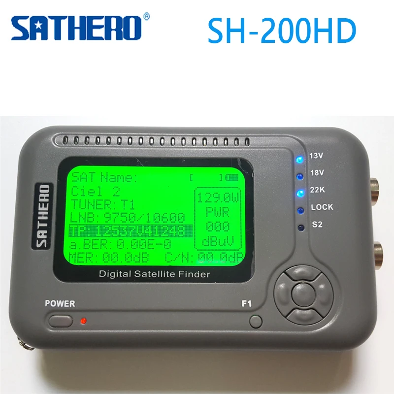 Цифровой спутниковый искатель Sathero 200HD анализатор спектра USB 2 0 с высоким