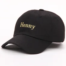 Ворон 2017 новый бренд Хенни вышивки папа шляпа женщин мужчин сутулиться хлопок бейсбольная Кепка изогнутый Билл регулируемая застежка ретро лето