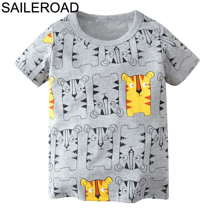 Купить 3, 5%, 7 лет, футболка с изображением Льва для маленьких мальчиков летние детские топы для мальчиков и девочек, футболки, одежда детская одежда для мальчиков из хлопка - Цвет: 2610 same picture