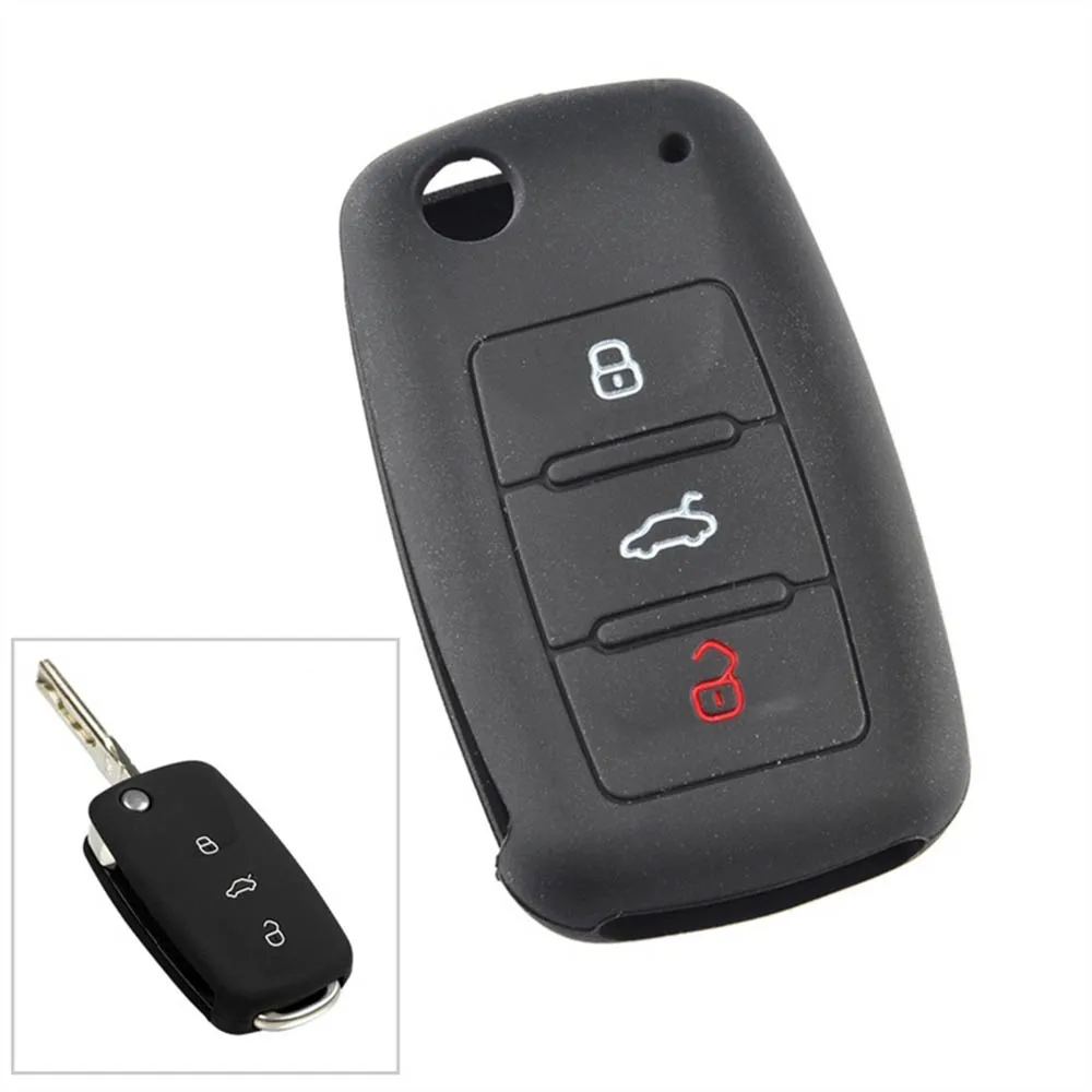 Fashion Universal Silicone Car Remote Key Case Cover Holder for