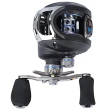 LMA200 двойной Тормозная катушка 11BB левой рукой Катушка Для заброса приманки река океан шлюпочное устройство литья приманка для рыбалки катушка