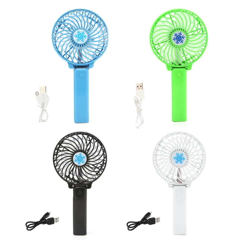 

Foldable Handheld Mini Fan USB Power Rechargeable Battery Operated Hand Bar Fans
