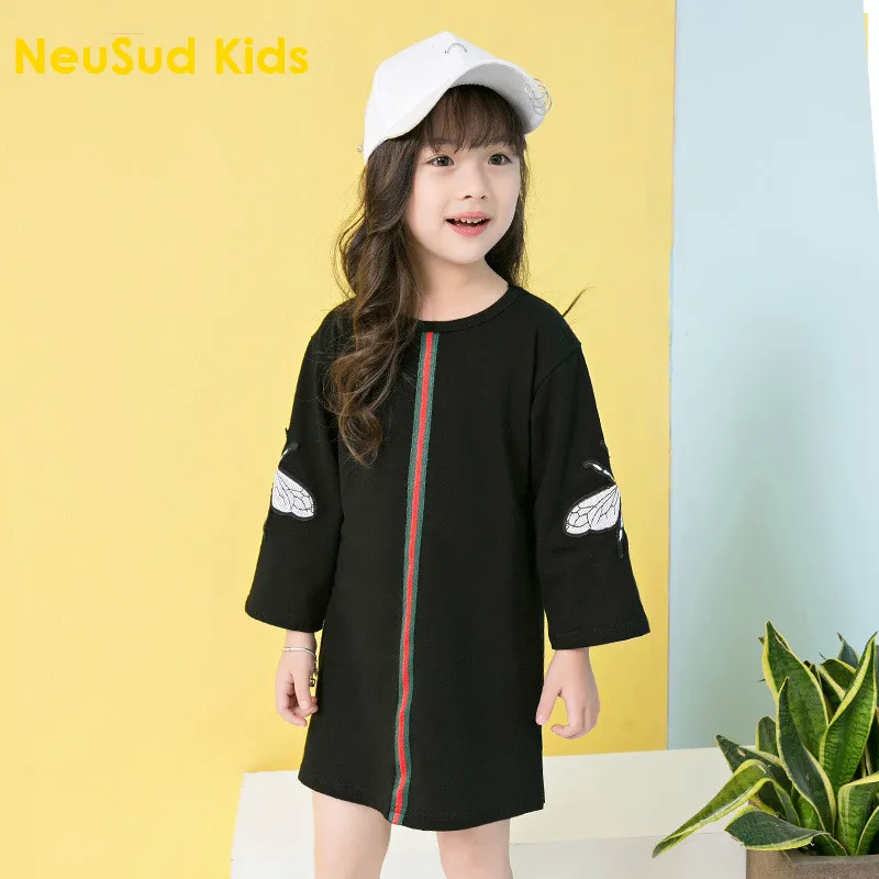 NeuSud Kids/Новинка года, длинная стильная рубашка для девочек Детская рубашка в клетку детская хлопковая рубашка с длинными рукавами для малышей От 4 до 14 лет#1010