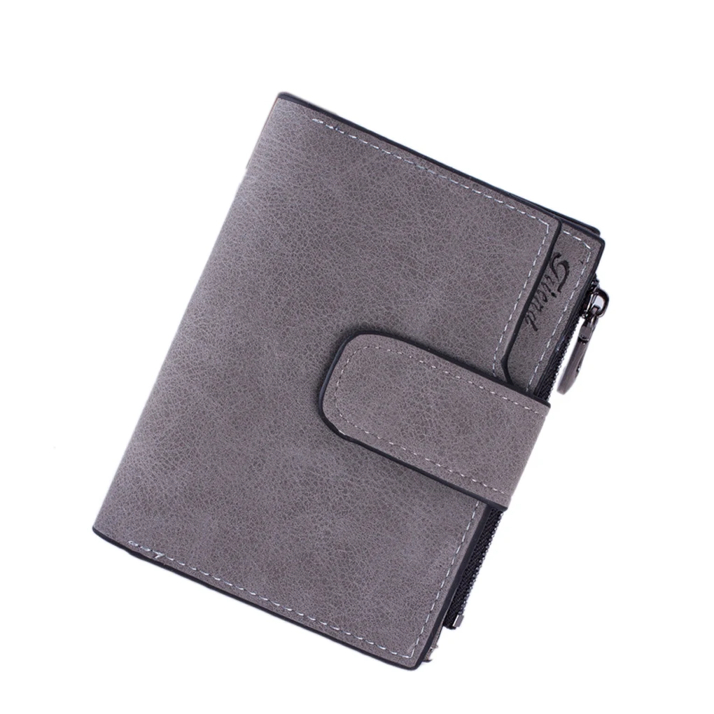 

Hot Sale Women Card PU Leather Short Wallet Extra Capacity Coin Purse 5 Colors