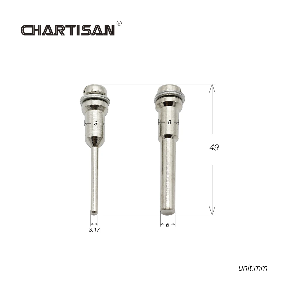 CHARTISAN 1/" 1/4" оправка для пильного диска Dremel шлифовальный станок соединительный стержень роторный аксессуар Удлинительный стержень