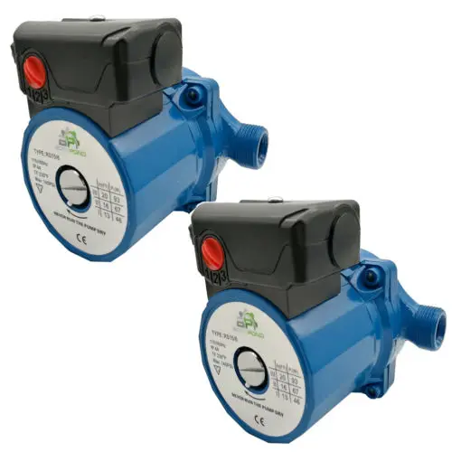 Two Pieces 110V Household Heating Hot Water Circulation Pump to Warm The Ultra quiet Booster