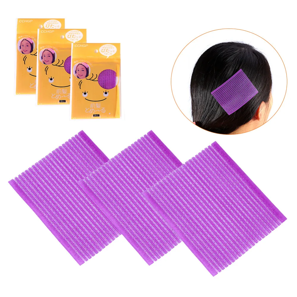 

20pcs/10bags Fashion Bangs Hair Sticker Clip Bangs fixed Seamless Magic Paste Posts Magic Tape Fringe Hair Bang Patch