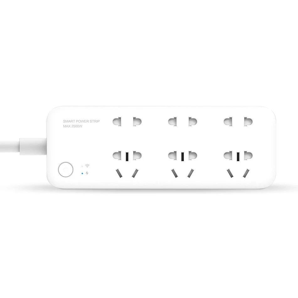 

Original Xiaomi Mijia WiFi Smart Home Power Strip 6 Ports Wireless Remote Power Control with APP Control with Timing Switch