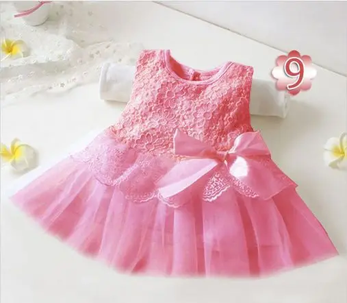 2018 summer cute infant baby girls Sleeveless princess dresses kid chi ...