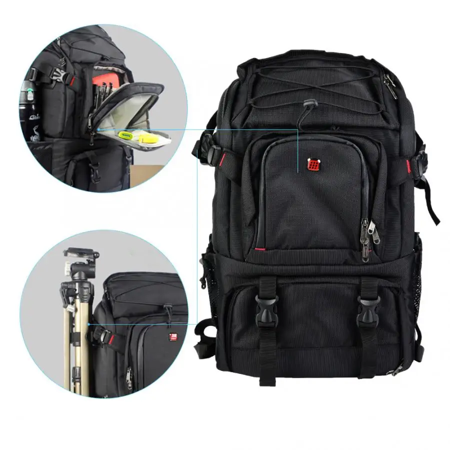 Фотосумка большая уличная Водонепроницаемая DSLR камера рюкзак сумка через плечо для Canon для Nikon для sony камера сумка