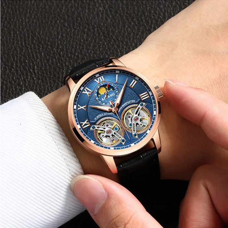 AILANG عارضة الأزياء توربيون ووتش الرجال للماء الفاخرة العلامة التجارية ساعات آلية Relogio masculino ساعة الذهب ساعة اليد AILANG عارضة الأزياء توربيون ووتش الرجال للماء الفاخرة العلامة التجارية ساعات آلية Relogio masculino ساعة الذهب ساعة اليد