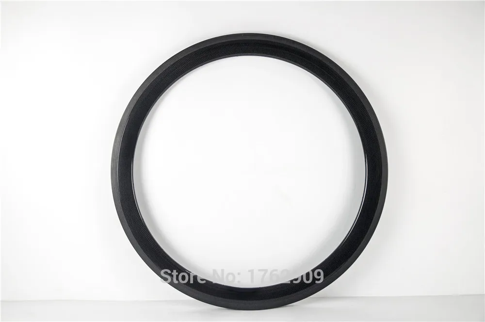 Cheap 1pcs New 700C 38 50 60 88mm tubular rim Road bicycle 3K UD 12K full carbon fibre bike wheels rim light 25 23mm width Free ship 4