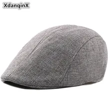 XdanqinX мужская женская шляпа летние дышащие сетчатые береты унисекс простая легкая тарелка Vogue Утка кепки с козырьками вентиляционная брендовая бейсболка