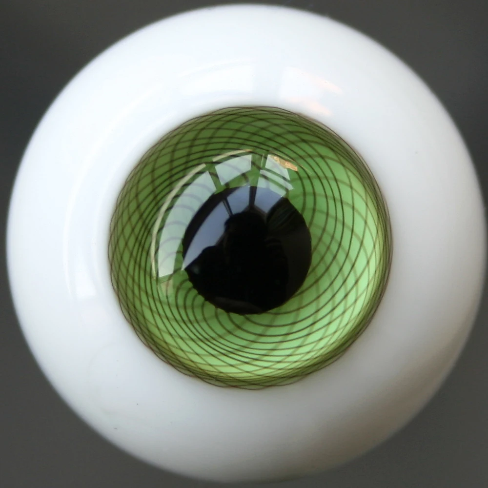 wamami E1 12mm Green Glass Eyes Mesh Eyes Outfit For BJD Dollfie Doll