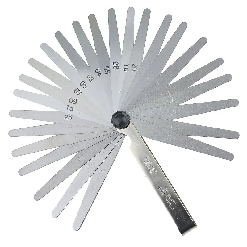 Buy GJCL13 26 Thin Blade Metric Feeler Gauge Set 0.03